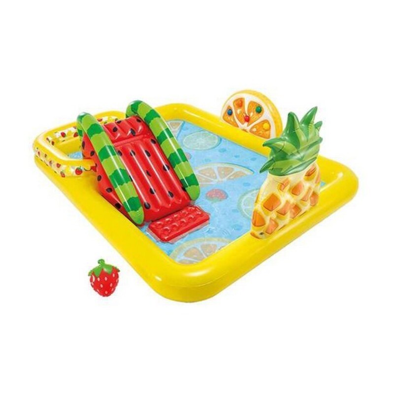 Pataugeoire gonflable pour enfants Intex 57158NP Parc de jeux Fruits 244 x 191 x 91 cm