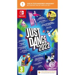 Jeu vidéo pour Switch Ubisoft Just Dance 2022 Code de téléchargement