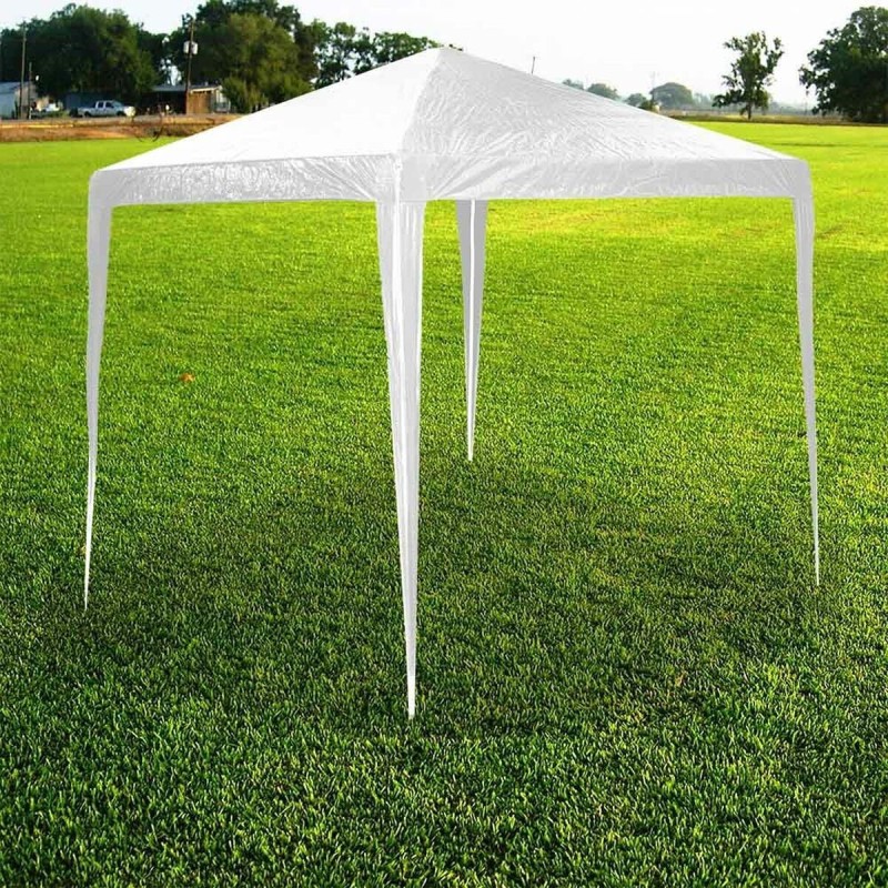 Tonnelle Lifetime Imperméable Polyéthylène Blanc PVC 300 x 300 x 250 cm