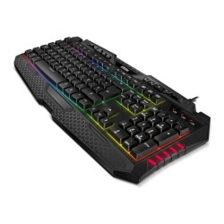 Clavier pour jeu Krom Kyra RGB USB Espagnol Qwerty