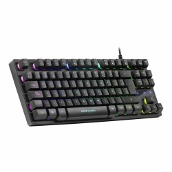 Clavier pour jeu Mars Gaming MKTKLES LED RGB Espagnol Qwerty