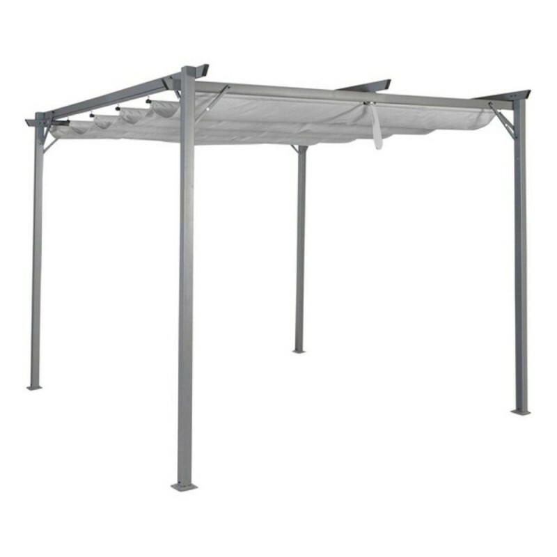 Pergola DKD Home Decor MB-179019 290 x 290 x 230 cm Acier Métal/Plastique