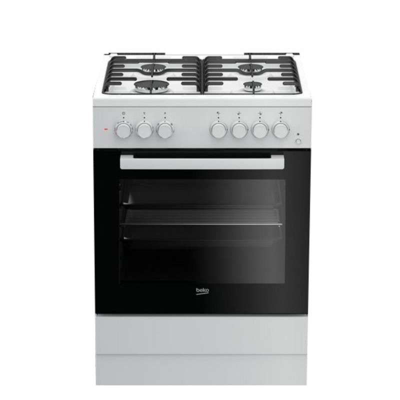 Cuisinière à Gaz BEKO FSE62110DW 60 cm 66 L Blanc