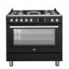 Cuisinière à Gaz BEKO GM15310DB Noir