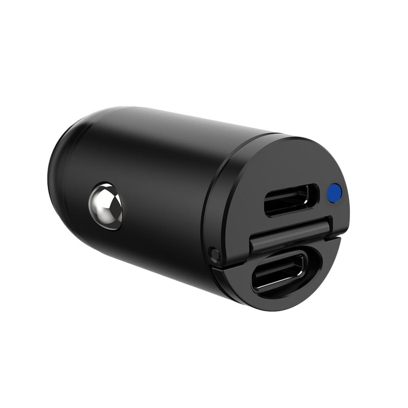 Chargeur de voiture Celly CCMINI2USBCBK Noir