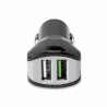 Chargeur de voiture Celly CC2USBTURBOBK Noir