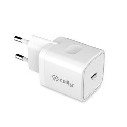 Chargeur de batterie Celly TC1USBC20WWH Blanc