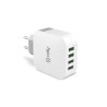 Chargeur de batterie Celly TC4USBTURBO Blanc