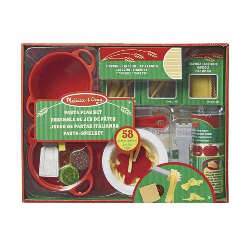 Playset Melissa & Doug Cuisine Pâtes 50 Pièces