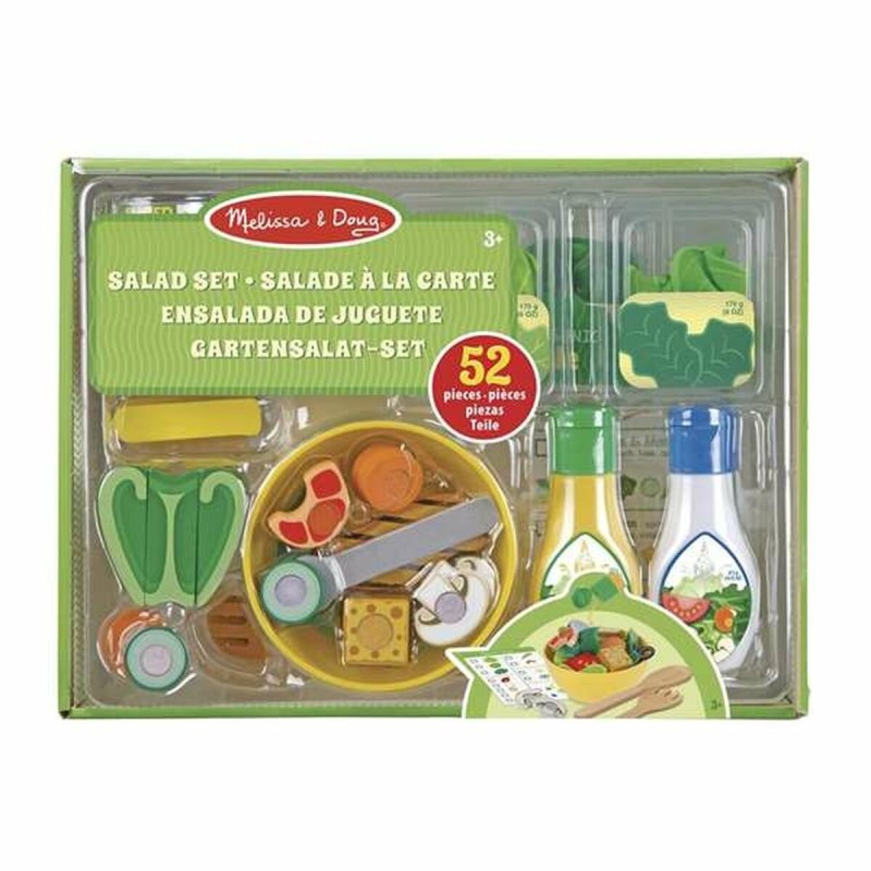 Playset Melissa & Doug Cuisine Salades 52 Pièces