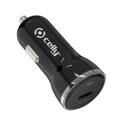 Chargeur de voiture Celly RTGCC20WBK Noir