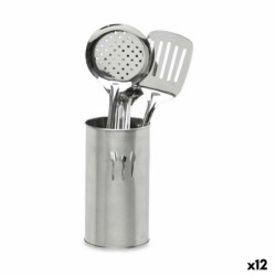 Set d\'Ustensiles de Cuisine Acier (12 Unités)