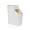 Pot pour ustensiles de cuisine Versa Blanc 8,5 x 17,6 x 15 cm ABS Bambou