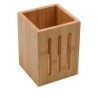 Pot pour ustensiles de cuisine Versa 10 x 13,5 x 10 cm Bambou