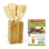 Set d\'Ustensiles de Cuisine Quttin Bambou (5 Pcs)