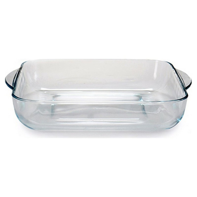 Ensemble de plats pour la cuisine Transparent Verre Borosilicaté (2 Pièces)