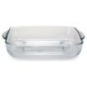 Ensemble de plats pour la cuisine Transparent Verre Borosilicaté (2 Pièces)