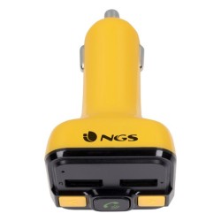 Lecteur MP3 et émetteur FM Bluetooth pour voiture NGS Spark BT Curry 2.4A Jaune