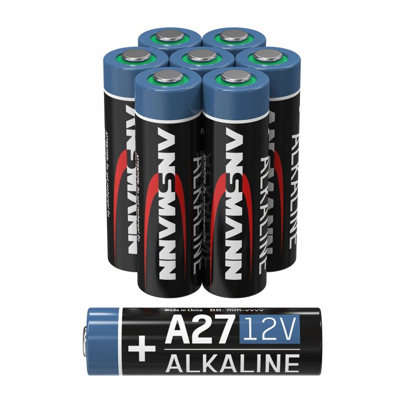 Batteries ANSMANN 12 V 8 pcs (Reconditionné A+)