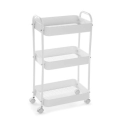 Chariot de Cuisine Versa Blanc 30 x 76 x 46 cm Fer