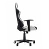 Chaise de jeu Woxter Stinger Station Blanc Noir Noir/Blanc