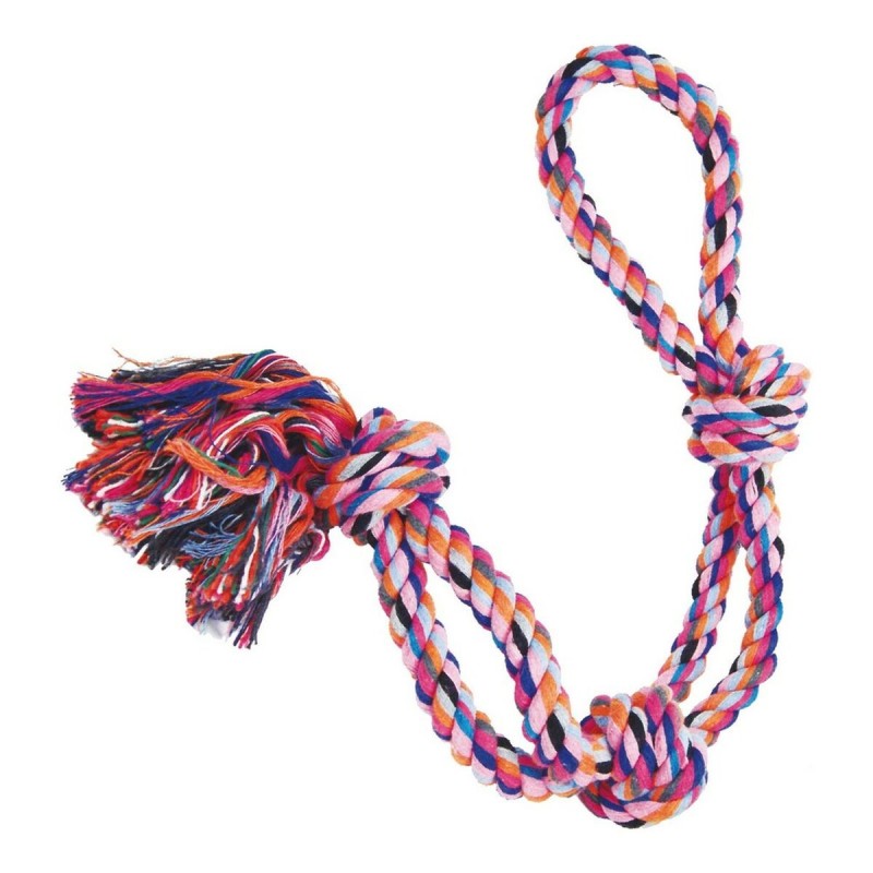 Jouet pour chien Gloria Multicouleur Nœud Coton (64 cm)