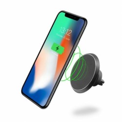 Support pour téléphone portable avec chargeur de voiture sans fil Unotec