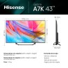 TV intelligente Hisense 43A7KQ 43" 4K Ultra HD QLED