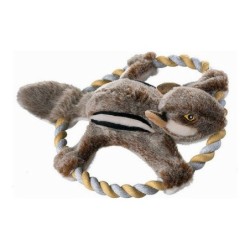 Jouet pour chien en peluche Hunter Wildlife Train Avec corde Écureuil (30 cm)