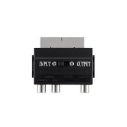 Adaptateur Euroconnecteur vers RCA/S-Vidéo Belkin F3Y051BF SCART S-Vidéo