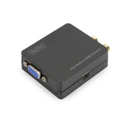 Adaptateur VGA vers HDMI avec Audio Digitus DS-40130-1 Noir