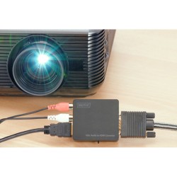 Adaptateur VGA vers HDMI avec Audio Digitus DS-40130-1 Noir