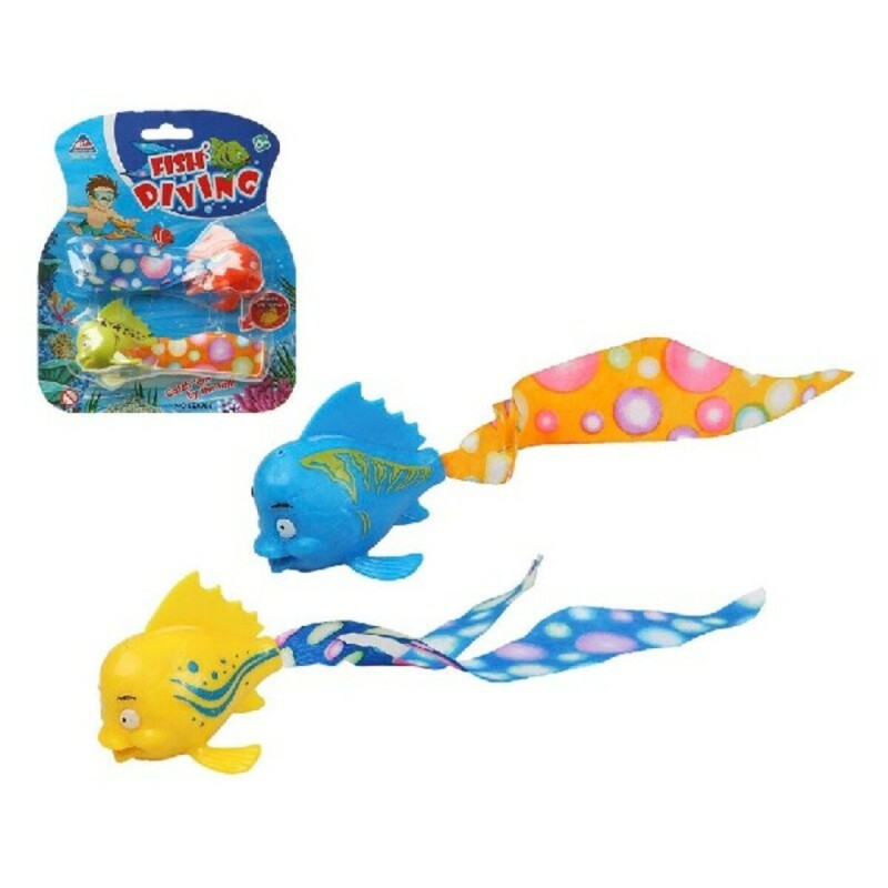 Jouet de plage Fish Diving 18 x 15 cm (2 pcs)