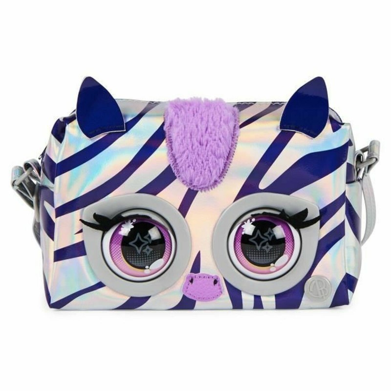 Jouet Peluche Spin Master PURSE PETS - BOLSO MASCOTA INTERACTIVA - MAGIC ZEBRA - Bolso niña y Mascota Interactiva Cebra con más