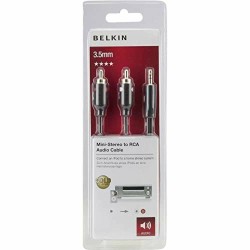 Câble Audio Jack (3,5 mm) vers 2 RCA Belkin F3Y116BT5M