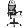 Chaise de jeu Newskill Eros Blanc Noir Noir/Blanc