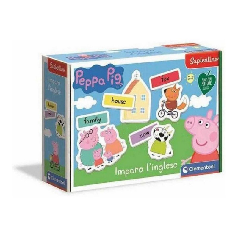 Jouet Educatif Clementoni Aprendo Inglés con Peppa Pig 52 Pièces