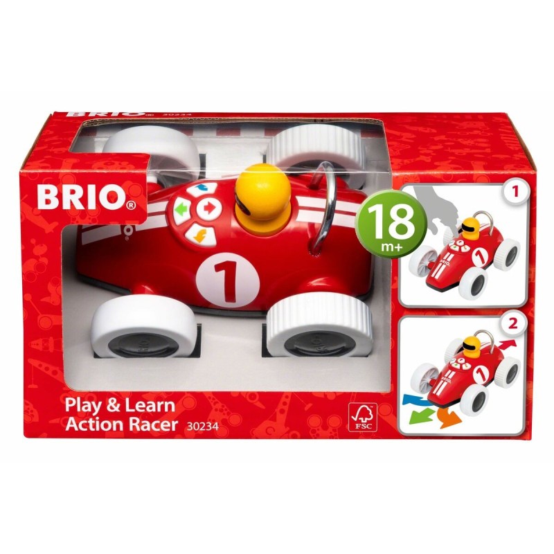 Jouet interactif Brio Play & Learn Racing Car Programmable + 18 Mois