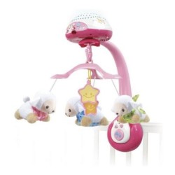 Jouet pour bébé Vtech Baby Sheep Count Rose Lit de bébé