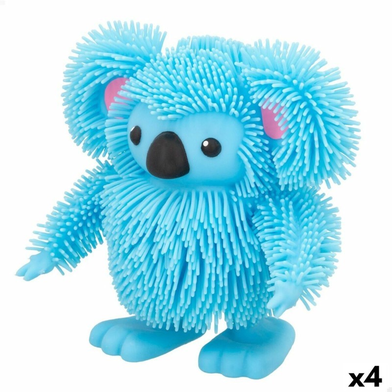 Jouet Peluche Eolo Jiggly Pets Koala 18 x 16 x 9,5 cm Plastique (4 Unités)