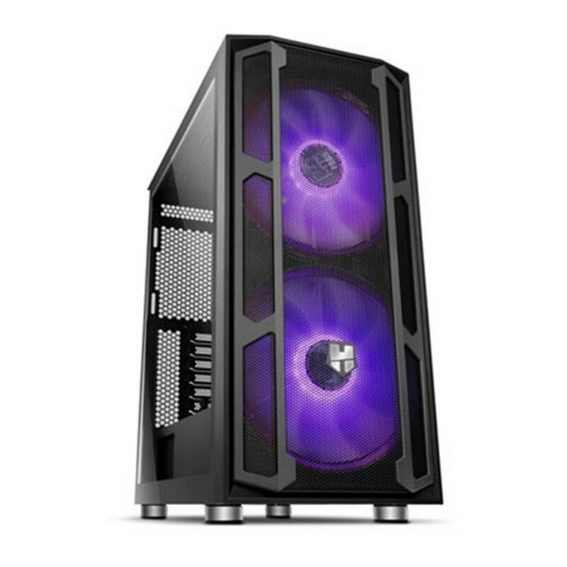 Boîtier Demi Tour Micro ATX / Mini ITX / ATX Nox NXHUMMERNOVA RGB Ø 20 cm Noir Multicouleur