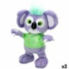 Jouet Peluche Eolo Party Pets - Holly 26 x 37 x 14,5 cm Plastique Tissu Peluche (2 Unités)