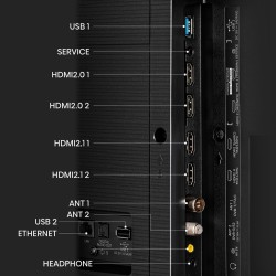 TV intelligente Hisense 55U8KQ 55" 4K Ultra HD LED