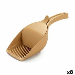 Pelle ramasse poussière Stefanplast Beige Plastique 12 x 7 x 28,5 cm (8 Unités)