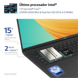 Ordinateur Portable LG 15Z90R 512 GB SSD 15" Intel Core i7-1360P 32 GB RAM 39"