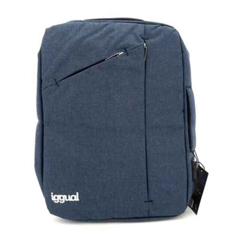 Sacoche pour Portable iggual IGG317051 Imperméable Anti-vol Bleu