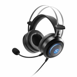 Casque avec Microphone Gaming Sharkoon SGH30 Noir Multicouleur RGB (Reconditionné A)