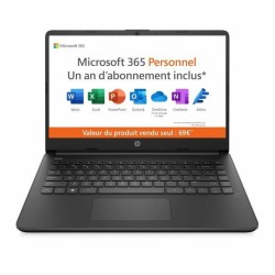 Ordinateur Portable HP DQ0075NF Intel Celeron N4120 4 GB RAM 14" 128 GB Azerty Français