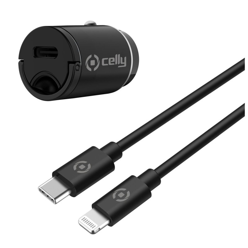 Chargeur de voiture Celly   Noir 20 W