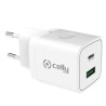 Chargeur mural 2 en 1 Celly Blanc 20 W